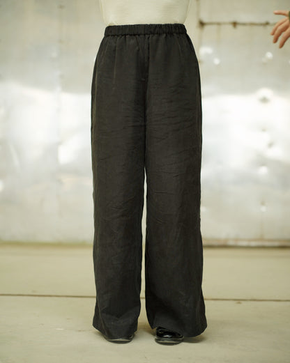 SILKY WIDE PANTS