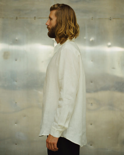 LINEN SHIRT / WHITE